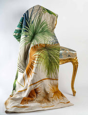 Linen throw "Tropics"